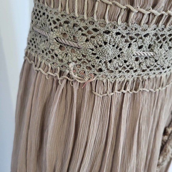 Zara Woman Chiffon Bohemian Sheath Dress - Picture 7 of 10